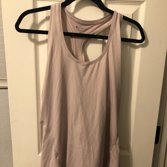 Pink Athleta Racerback Tank Top - Picture 2 of 3